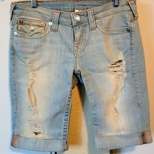 True Religion Knee Length Shorts